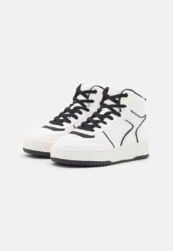 Even&Odd High-Top Trainers - White/Black 8 Even&Odd High-Top Trainers - White/Black -Chic Mode Shop f0219dc0f0cb4e6d98664aae3a221d49