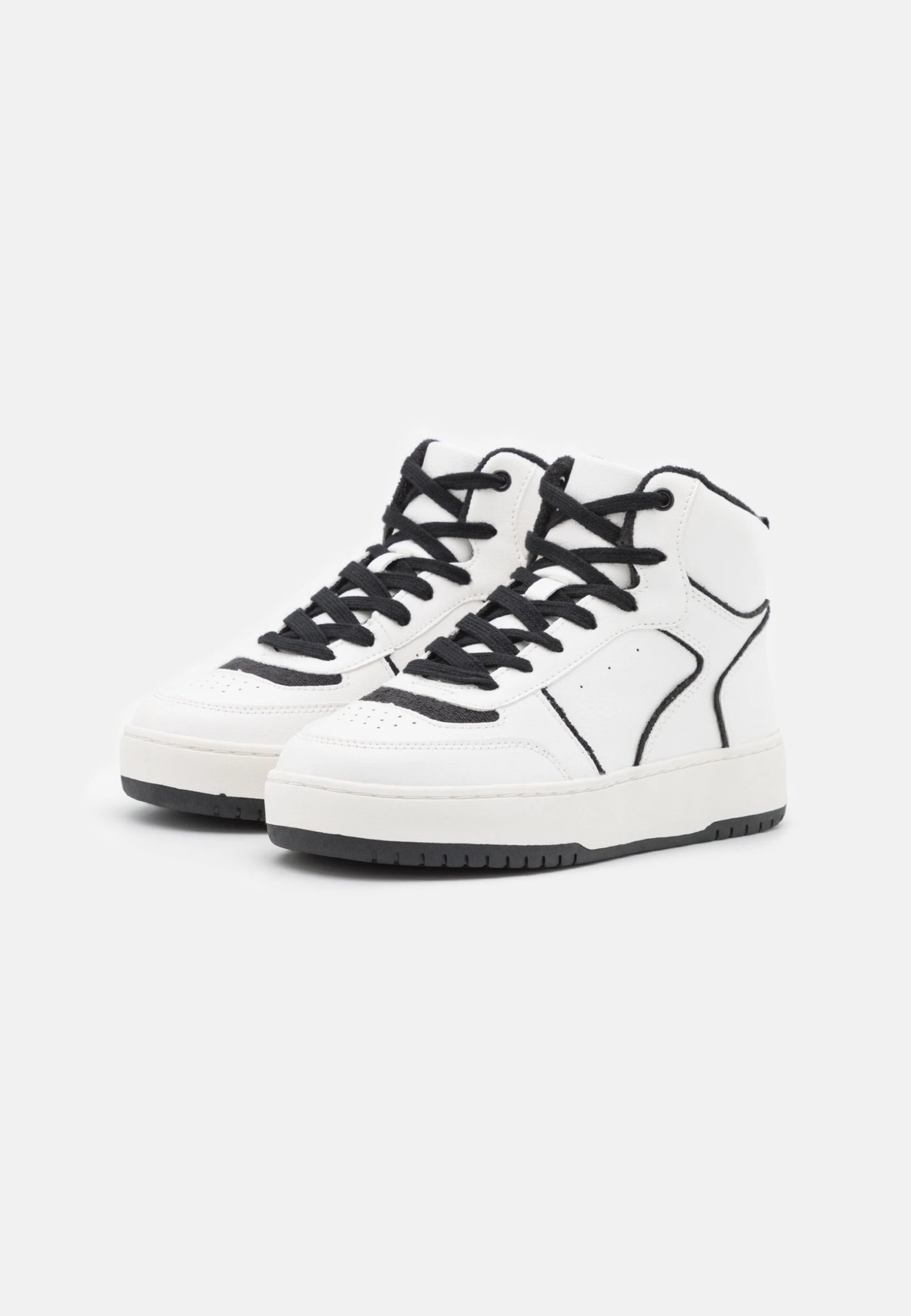 Even&Odd High-Top Trainers - White/Black 3 Even&Odd High-Top Trainers - White/Black - Image 3