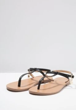 Even&Odd T-Bar Sandals - Black -Chic Mode Shop f335c617229d49e58e9a8443feefa916