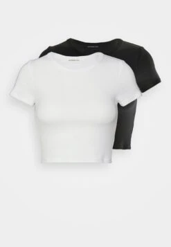 Even&Odd 2 Pack - Basic T-Shirt - Black/White -Chic Mode Shop fbf0591c30a440cd81eba47a49be7e09
